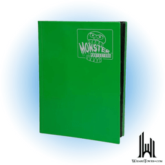 9 Pocket Monster Binder Matte Emerald Green